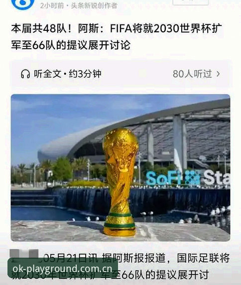 OK体育平台安全 2030年世界杯扩军66队完整指南:在OK体育平台见证中国男足的新机遇